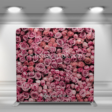 Pink Rose Event Event Party Display Banner Stand